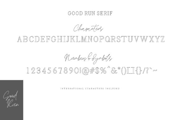 Good Run Duo Font PNG with transparent background - Preview 5