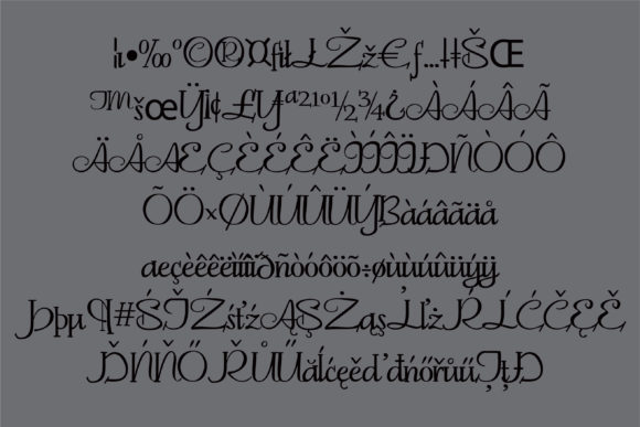 Gray Champion Font PNG with transparent background - Preview 2