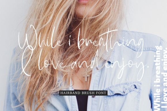 Hairband Font - Preview 1