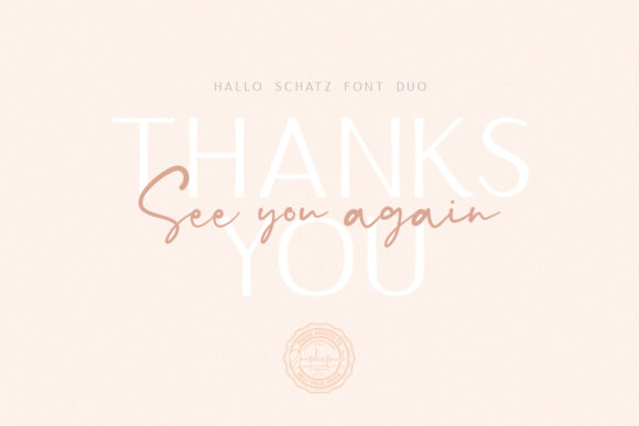 Hallo Schatz Duo Font - Preview 5