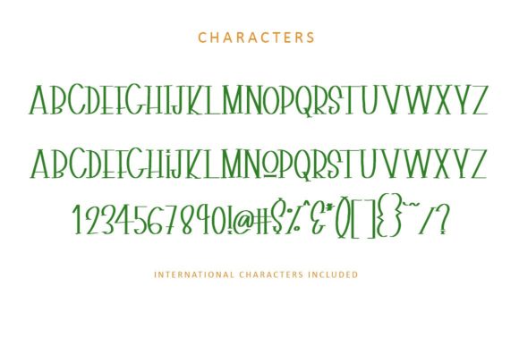 Holiday Joy Font PNG with transparent background - Preview 1