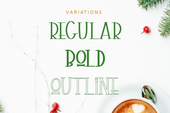Holiday Joy Font PNG with transparent background - Preview 2
