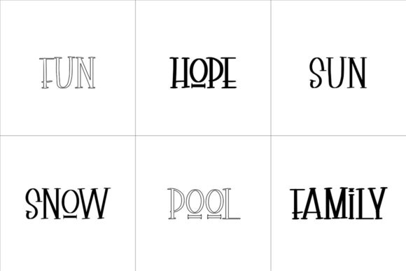 Holiday Joy Font PNG with transparent background - Preview 3
