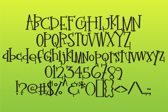 Honeygrapple Font PNG with transparent background - Preview 1