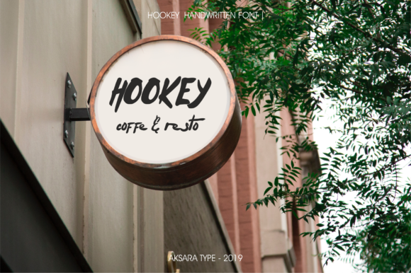 Hookey Font PNG with transparent background - Preview 3