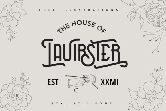 Hvitsrex Font - Preview 1