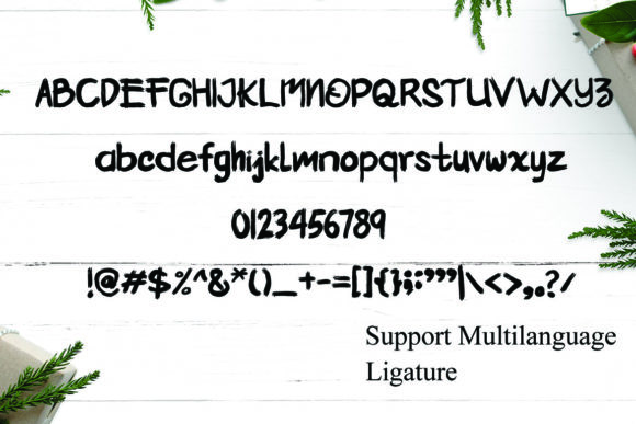 Kemocheng Font PNG with transparent background - Preview 5