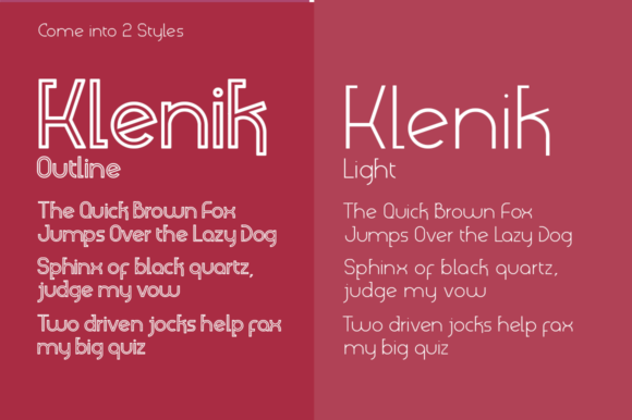 Klenik Font PNG with transparent background - Preview 1