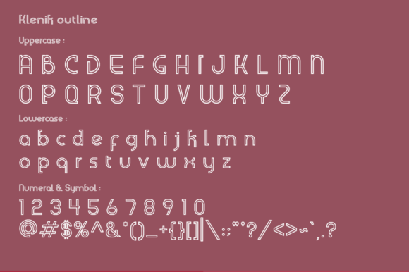 Klenik Font PNG with transparent background - Preview 2