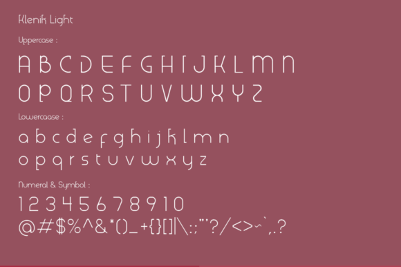 Klenik Font PNG with transparent background - Preview 3