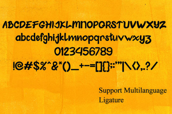 Klungkung Font PNG with transparent background - Preview 4