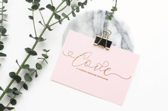 Latia Script Font PNG with transparent background - Preview 2