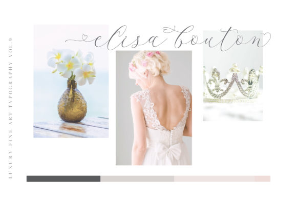 Latia Script Font PNG with transparent background - Preview 3