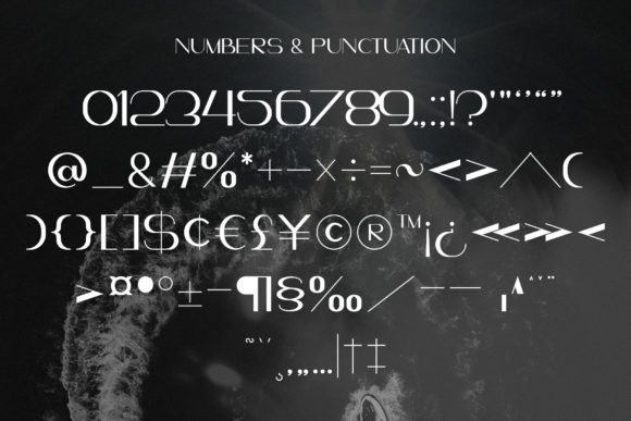 Leander Font PNG with transparent background - Preview 2