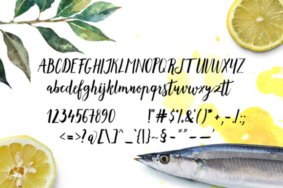 Lemonfish Font PNG with transparent background - Preview 5