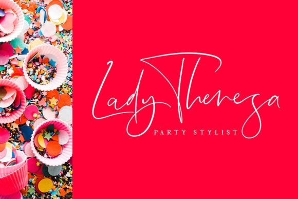 Lightheartedly Font font preview - 6