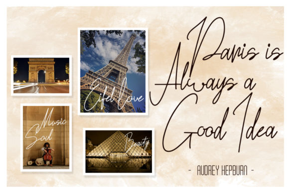 Lovely Jeanne Duo Font PNG with transparent background - Preview 5