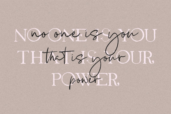 Luscious Quinn Duo Font font preview - 4