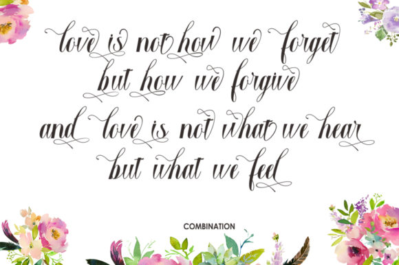 Macrofhyllya Script Font PNG with transparent background - Preview 1