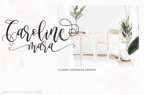 Marmia Font PNG with transparent background - Preview 1