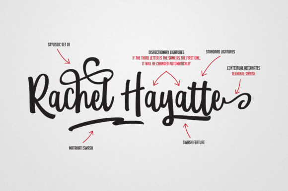 Matahati Font PNG with transparent background - Preview 4