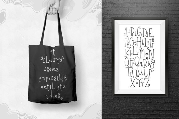 Milky River Font Font PNG with transparent background - Preview 6