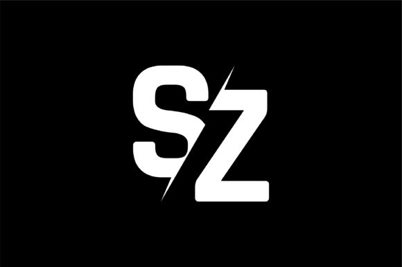 Monogram SZ Logo Design Graphic by Greenlines Studios · Creative 