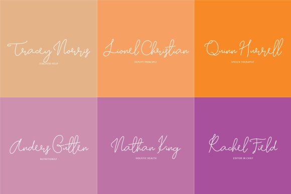 Moonlight Sailing Script Font PNG with transparent background - Preview 2