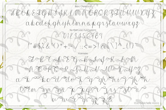 Morri Belle Script Font PNG with transparent background - Preview 1