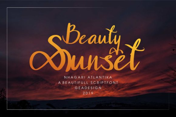 Nhagari Atlantika Font PNG with transparent background - Preview 4