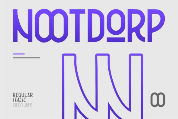 Nootdorp Sans Serif Font By Garisman Studio