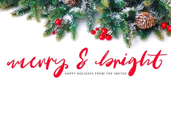 Oh Mistletoe Font PNG with transparent background - Preview 3