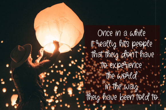 Once More Font font preview - 3
