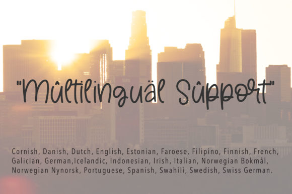 Once More Font font preview - 5