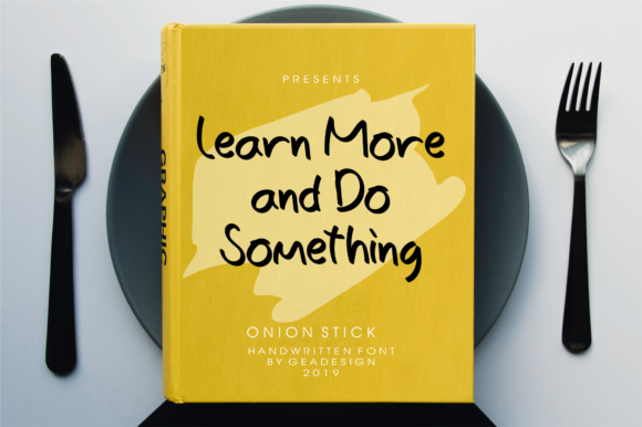 Onion Stick Font font preview - 1