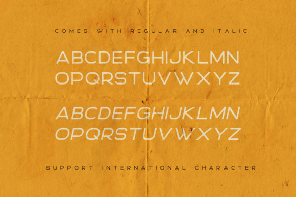 Pesaro Font PNG with transparent background - Preview 5