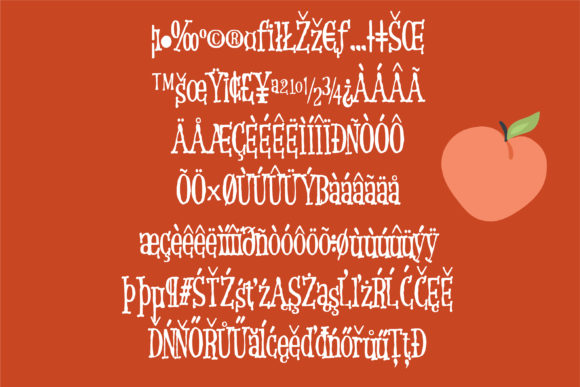 Pineapplemint Font PNG with transparent background - Preview 2