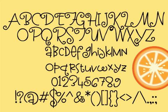 Pomegranate Juice Font PNG with transparent background - Preview 1