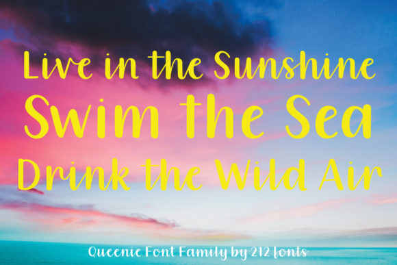 Queenie Font PNG with transparent background - Preview 2