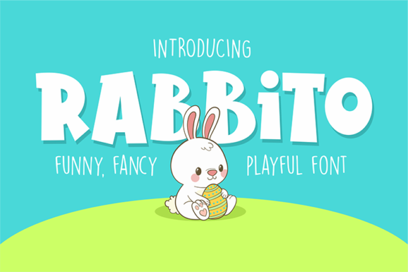 Rabbito Display Font By Cikareotype