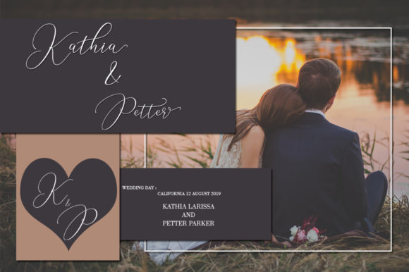 Rathalia Font PNG with transparent background - Preview 1