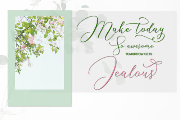Rathalia Font PNG with transparent background - Preview 4