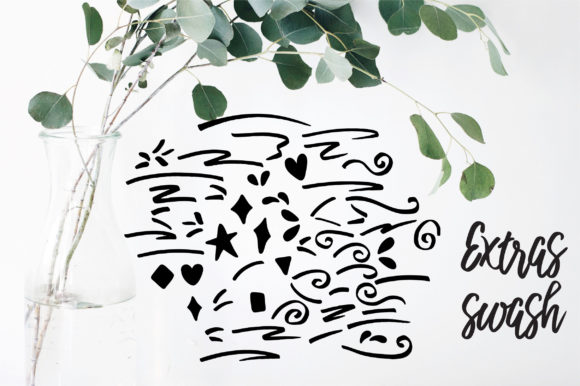 Romantica Script Font PNG with transparent background - Preview 4