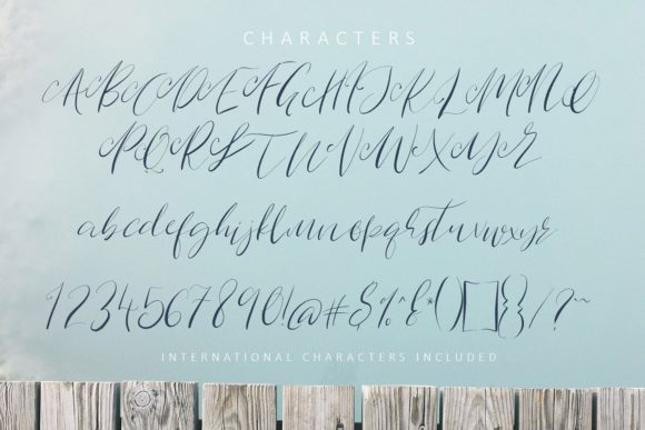 Rout Nine Script Font PNG with transparent background - Preview 1