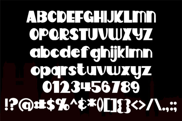 Rushless Font PNG with transparent background - Preview 1