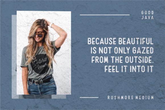 Rushmore Font PNG with transparent background - Preview 4
