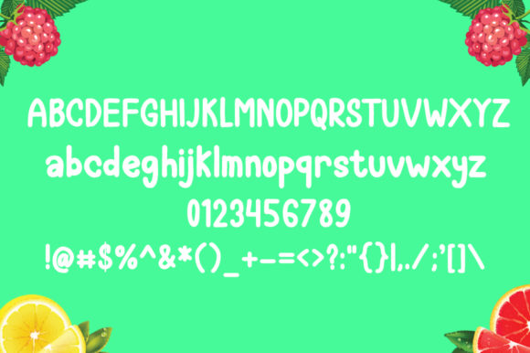 Sandaran Font PNG with transparent background - Preview 3