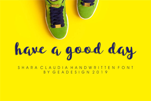 Shara Claudia Font PNG with transparent background - Preview 4