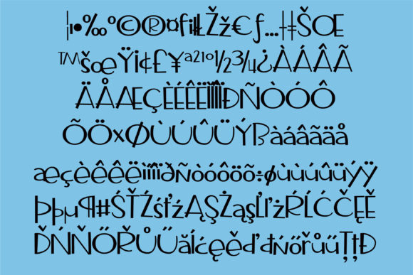 Sidewalking Duo Font PNG with transparent background - Preview 5