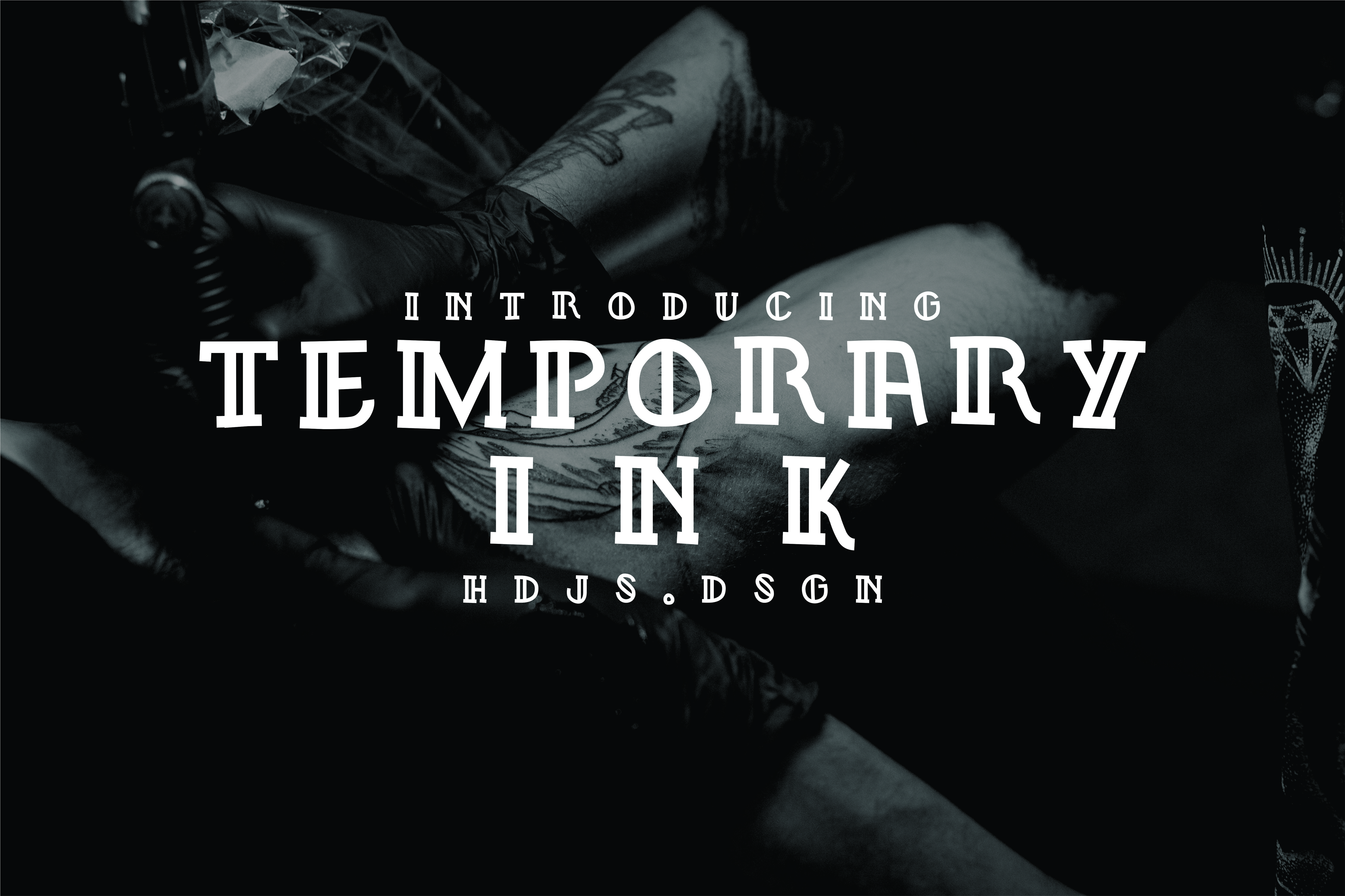 Temporary Ink